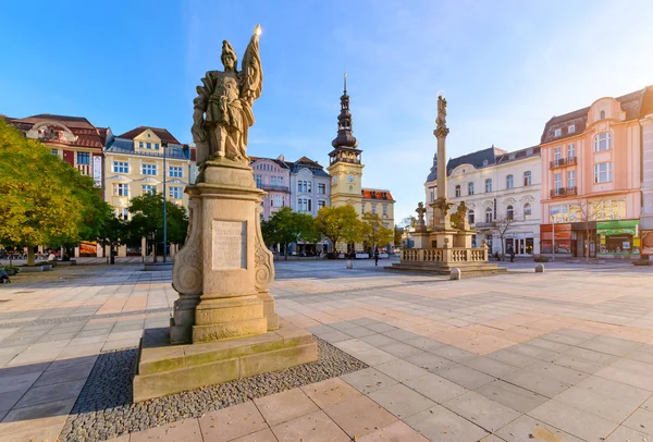 Central square of Ostrava Czech Republic — Stock Photo, Image