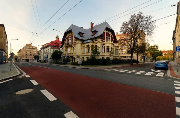 Ulica w Ostrawie. Foto dnia. — Zdjęcie stockowe