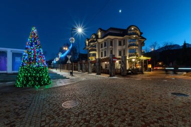 Zakopane geleneksel sokak dekorasyon
