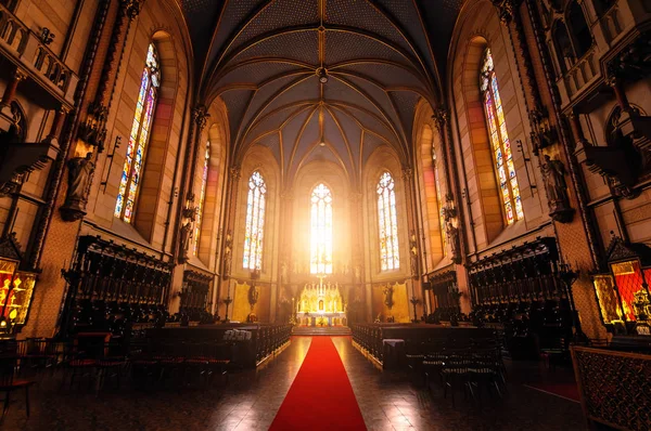 Interiér katedrály svatého Václava — Stock fotografie