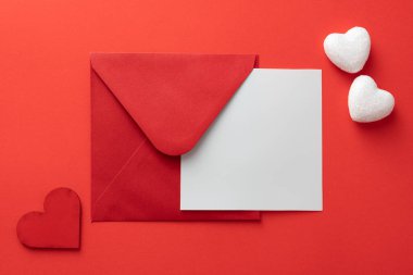 Sevgililer Günü aşk mektubu Düz zemin