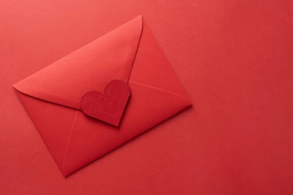 Día de San Valentín carta de amor plano de fondo laico — Foto de Stock