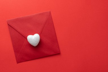 Sevgililer Günü aşk mektubu Düz zemin