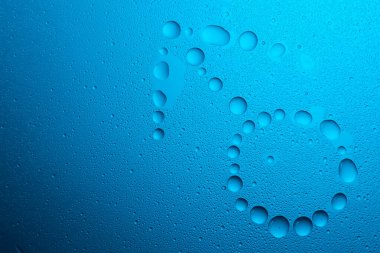 Neon ışıklı arka planda cinsiyet sembolü düşüş eğilimi 2020 Aqua mens klasik mavi Lush lav, düz görünüm kopya alanı yatıyordu