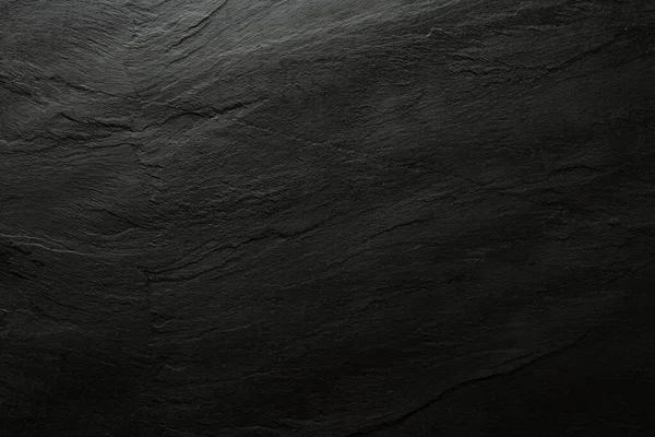 Fondo o textura de pizarra gris oscuro y negro. Plano poner espacio de copia vista superior . — Foto de Stock