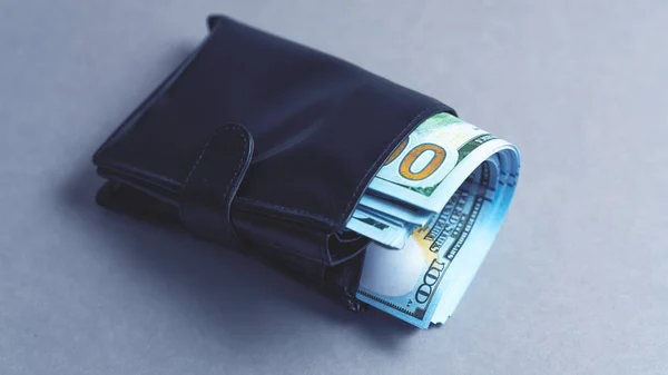 Wallet Full Money Symbol Success Wealth — Stock Photo, Image