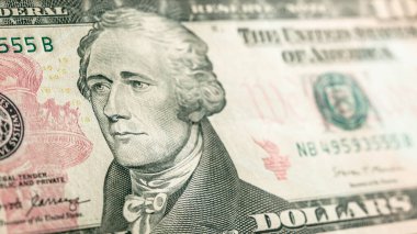 2020 küresel ekonomik krizi. Dolarlık banknot kapanıyor. Ekonomik ve finansal sembol.