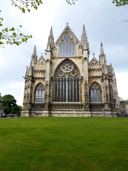 Lincoln cathedral, İngiltere'de Ortaçağ kilise — Stok fotoğraf