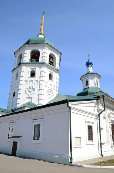 Kerk in Znamensky klooster. Irkoetsk Stockfoto