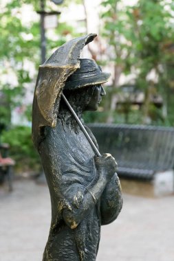 Tiflis, Gürcistan-Mayıs, 07-2019: Sofiko Chiaureli Anıtı 'nın ayrıntıları