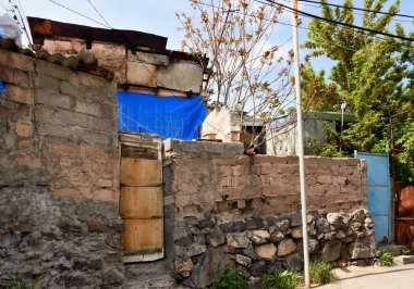 Erivan 'ın merkezindeki fakir yerleşim bölgesi