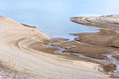 Spandaryan Reservoir on Voratan River. South of Armenia, Syunik region