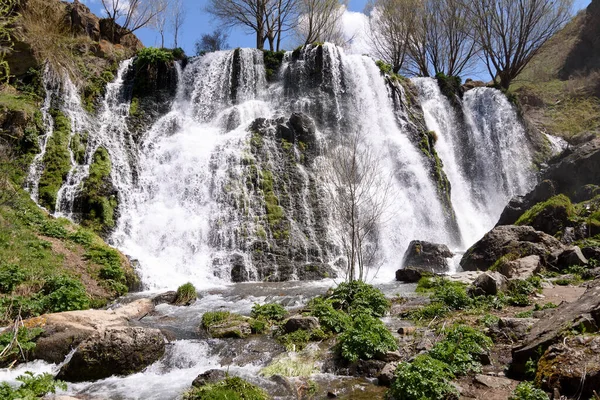 Schilderachtige Shaki Waterval Hoogte Meter Armenië Regio Syunik Noorden Van — Stockfoto