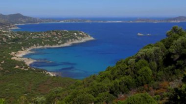 Doğal manzara plajları Akdeniz In Sardinia Sardegna İtalya Italia