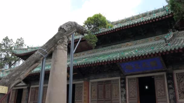 Tianshui China Julio 2017 Templo Fuxi Fuxi Miao Tianshui Provincia — Vídeos de Stock