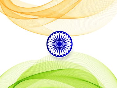 Hint bayrak Tema dalgalı tasarım arka plan