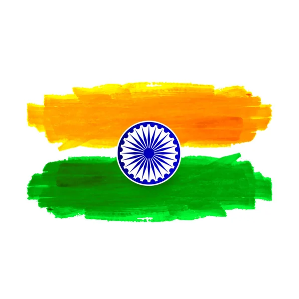 インドの旗のテーマ デザインの抽象的な背景 — ストックベクタ