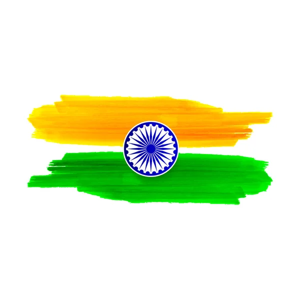 Flaga Indian tematu projektowania tło — Wektor stockowy