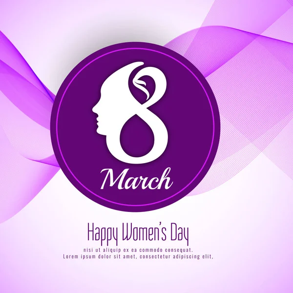 Abstract Happy Women's Day background design