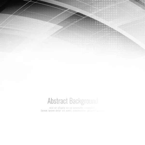 Abstract grijs gekleurde geometrische stijlvolle achtergrond — Stockvector