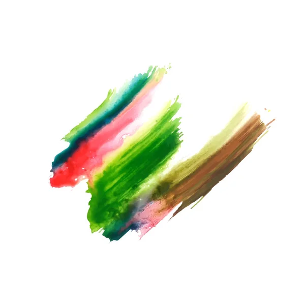 Abstrait coloré aquarelle tache fond — Image vectorielle