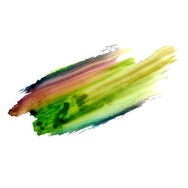 Abstrait coloré aquarelle tache fond — Image vectorielle