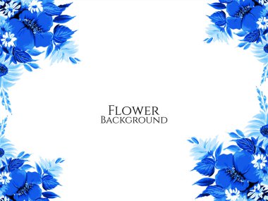 Güzel zarif çiçek arkaplan vektörü