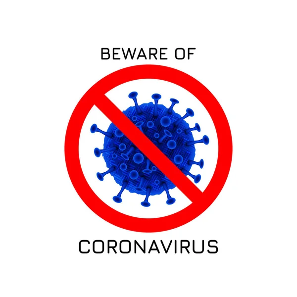 Covid Coronavirus Διάνυσμα Υποβάθρου Ευαισθητοποίησης — Διανυσματικό Αρχείο