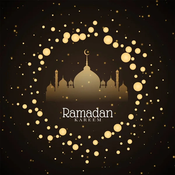 Abstract Ramadan Kareem Vector Fundo Islâmico —  Vetores de Stock