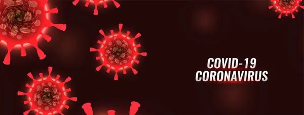 Covid Koronavirüs Bayrak Tasarım Vektörü — Stok Vektör