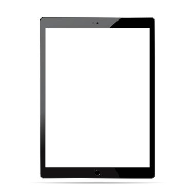 Tablet bilgisayar modelleme seti. Mobil aygıt çizimi.