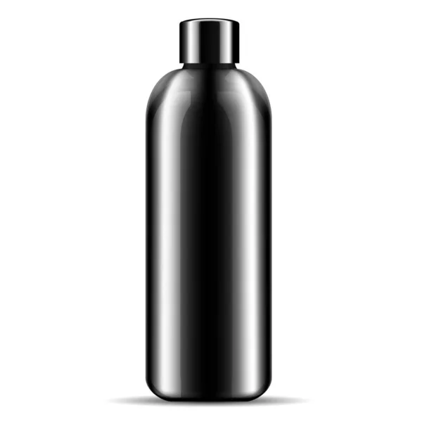 Šampon sprchový gel kosmetika láhev mockup. — Stockový vektor