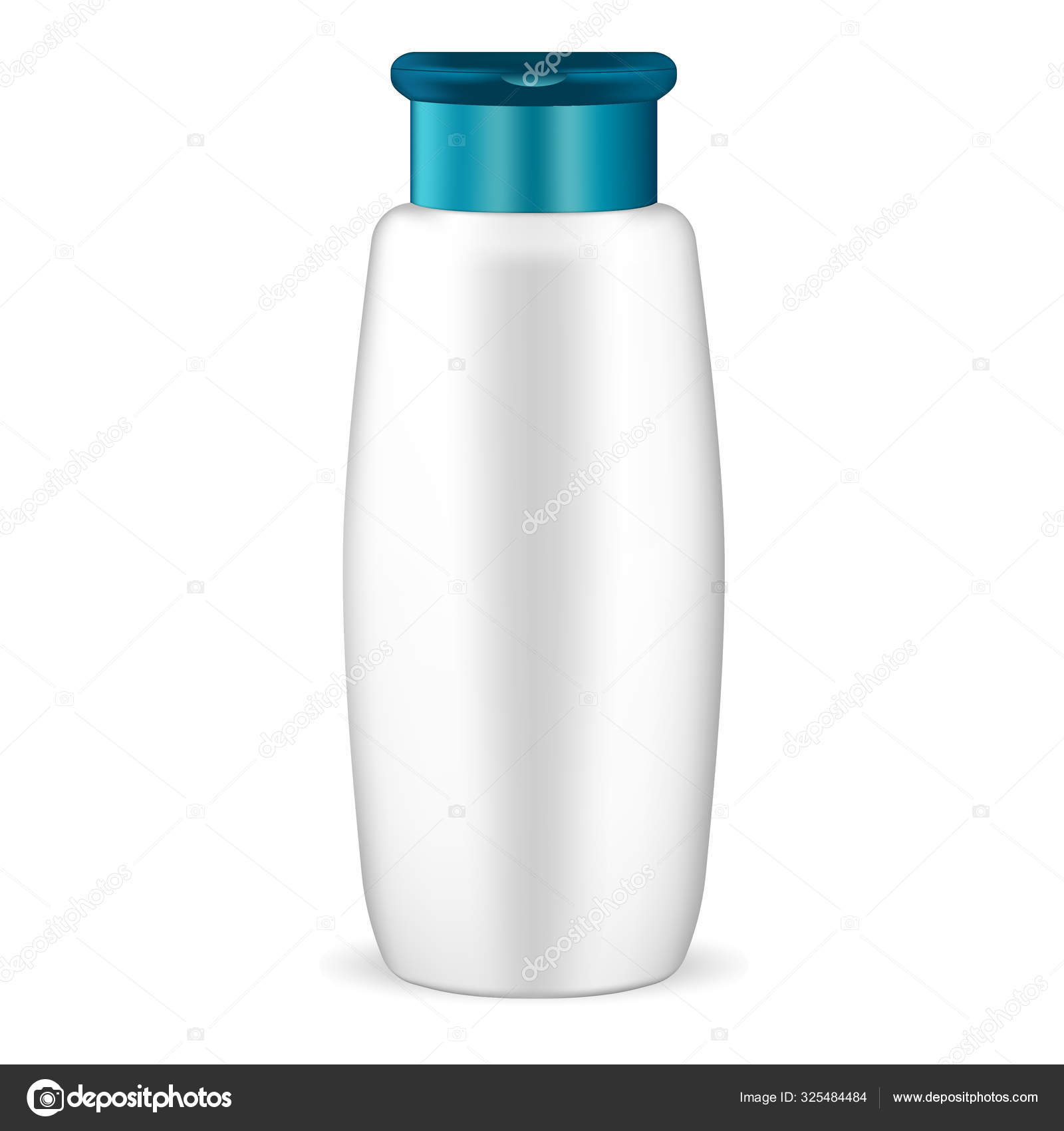 Download White Shampoo Cosmetic Bottle Mockup Vector Vector Image By C Sergiibaibak Vector Stock 325484484