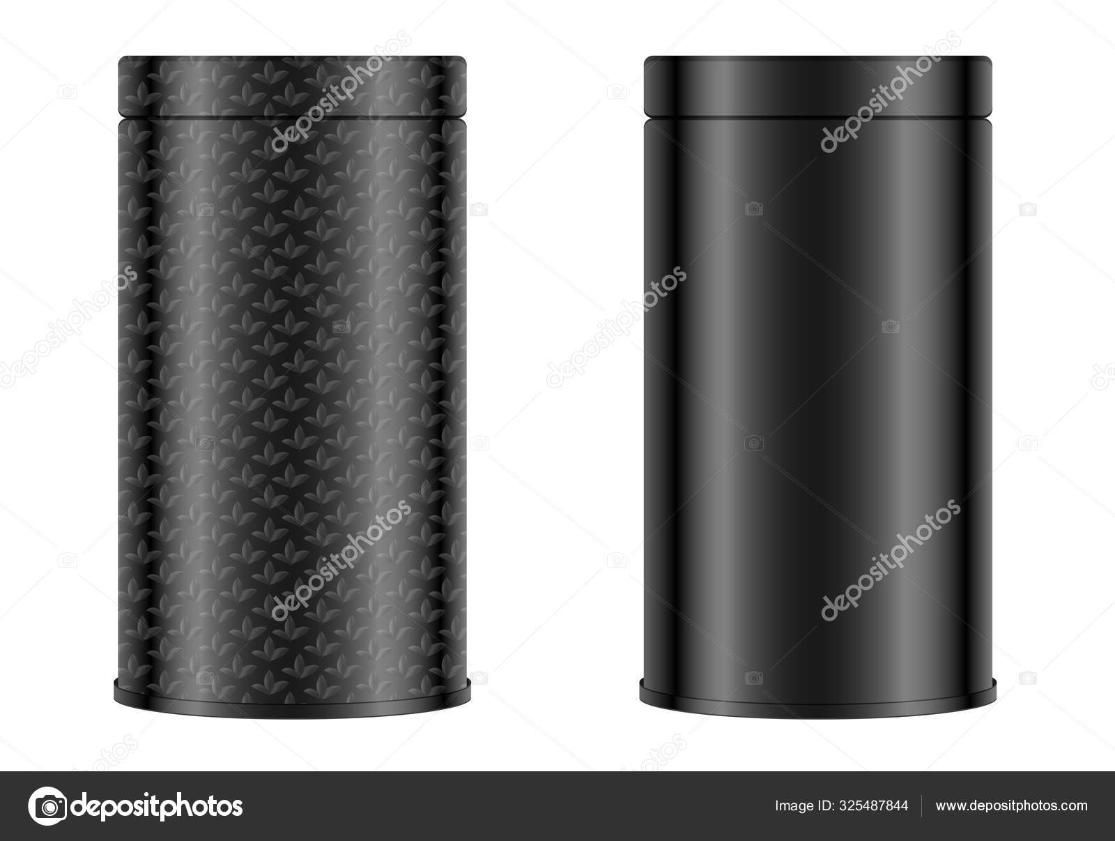 Download Tea Packaging Mockup Design Round Box Stock Vector C Sergiibaibak 325487844 PSD Mockup Templates