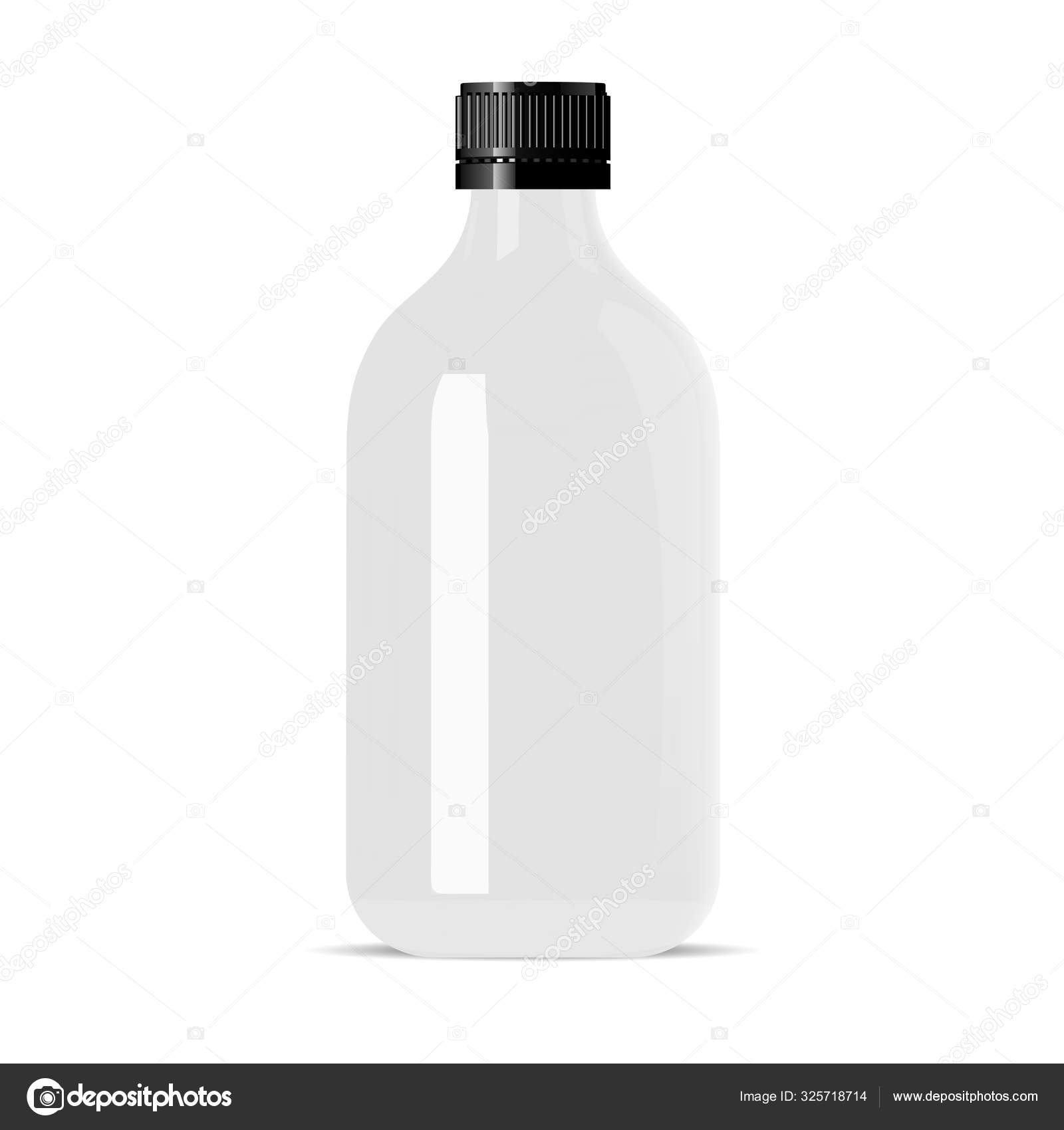 Download White Glass Cosmetic Bottle Medical Vial Mockup Vector Image By C Sergiibaibak Vector Stock 325718714