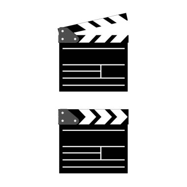 Sinema sehpası arka planda izole edildi. Düz.