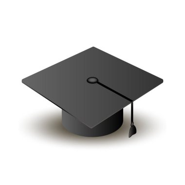 Mezuniyet Şapkası veya Kurdeleli Şapka ve Tassel.