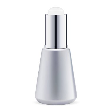 Serum Şişe. Vektör Kozmetik Bırakıcı Paketleme.