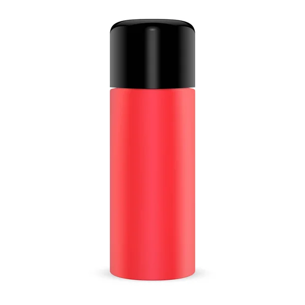 Cosmetic Tin for Dry Powder Shampoo. Aerosolspray — Stock vektor