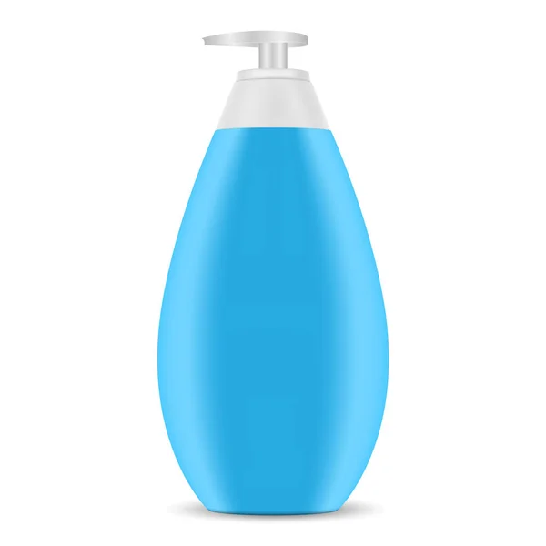 Pump Dispenser Child Shampoo Cosmetic Bottle. — Stockový vektor