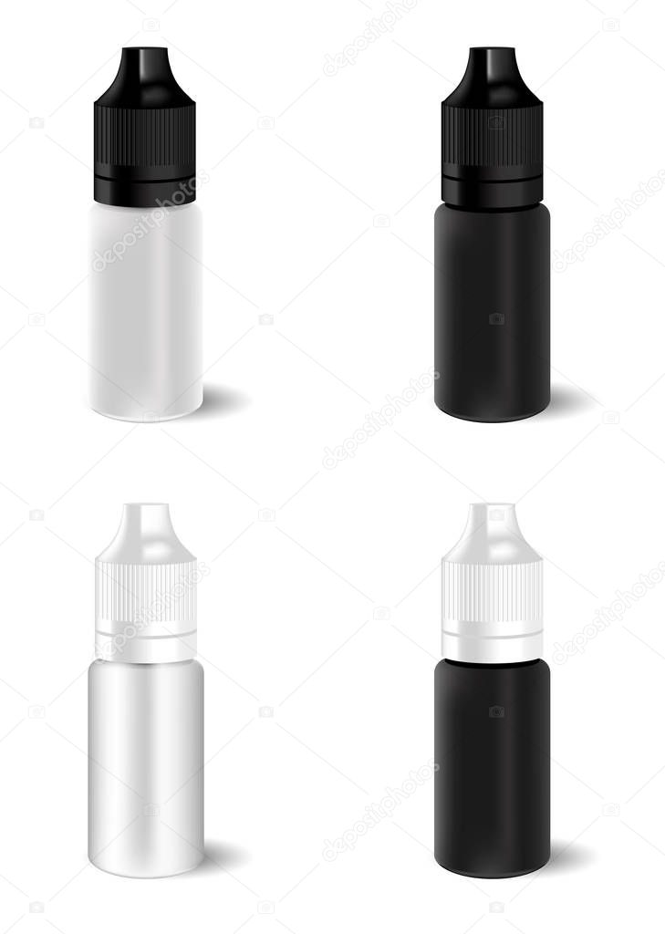 Download E Juice Liquid Dropper Bottle Vector Vial For Essence Plastic Vapour Flacon Packaging Mockup Realistic 3d Dripping Container Set With Cap For Electronic Cigarette Vaporize Organic Herb Aroma Premium Vector In PSD Mockup Templates