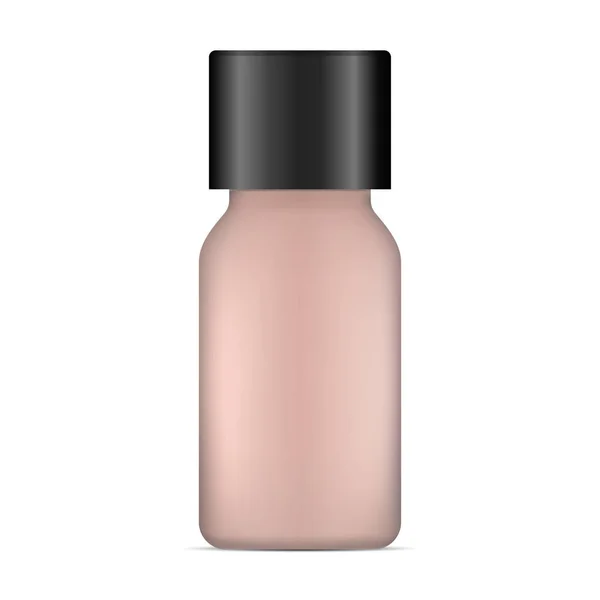 Fundación Cosmética. Botella de crema base tonal. Bb — Vector de stock