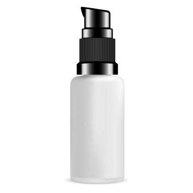 Serum Kozmetik için Pompa. Cam Paket.