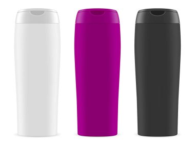 Şampuan Şişe Seti. Kozmetik Paket Ürün Boşluğu