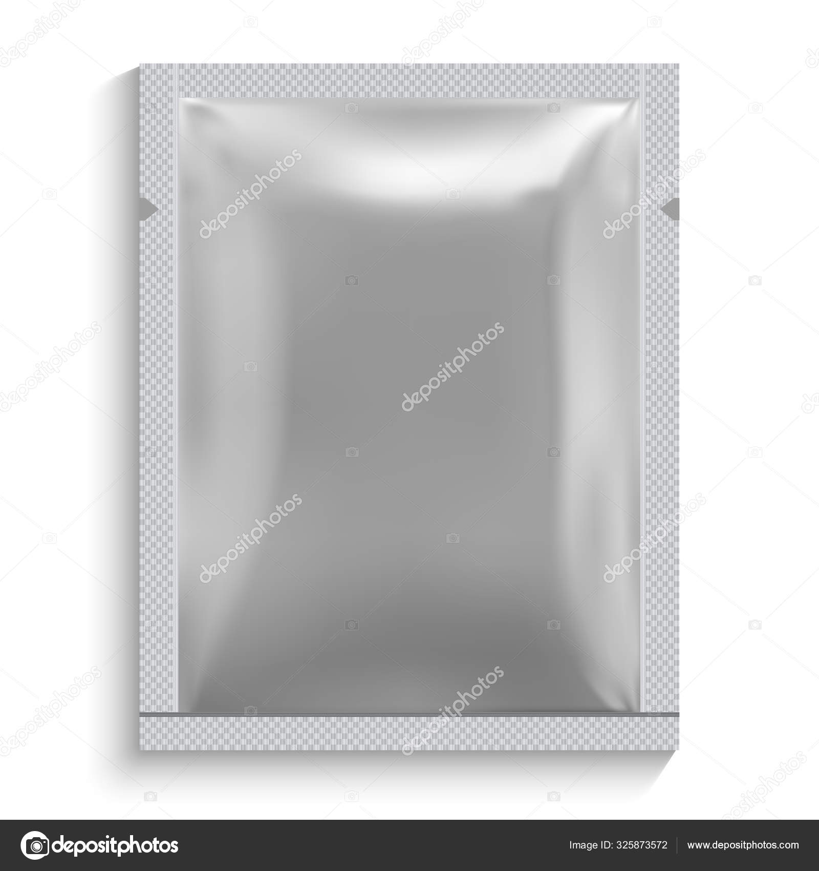 Download Tea Sachet Mockup Foil Sugar Package Vector Blank Vector Image By C Sergiibaibak Vector Stock 325873572