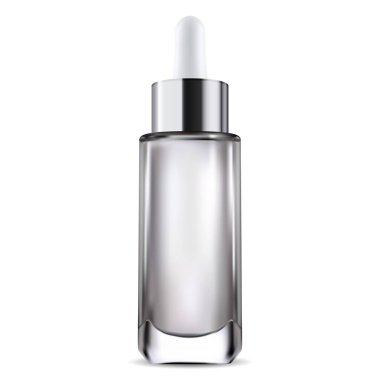 Serum Ürünleri. Kozmetik Düşürme Şablonu. 3d