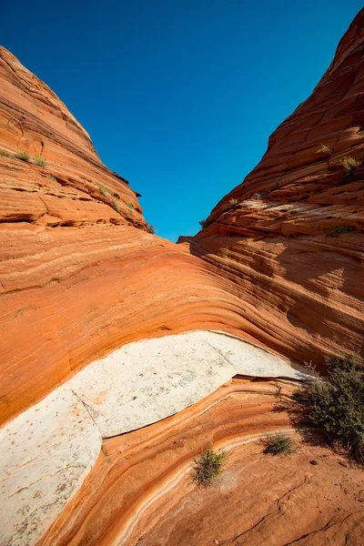 Arizona Wave Famous Rock Formation Pariah Canyon Utah Vermillion Cliffs — Stock Photo, Image