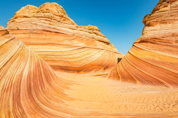 Αριζόνα Wave Διάσημο Ροκ Σχηματισμό Παρίας Canyon Utah Ηπα Βράχια — Φωτογραφία Αρχείου