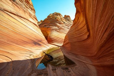 Arizona Wave - Pariah Canyon, ABD 'de ünlü jeoloji kaya oluşumu