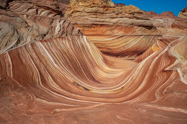 亚利桑那州波-美国帕里亚峡谷著名的地质岩层 — 图库照片